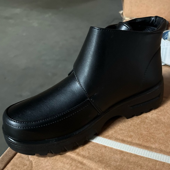 ELASTIC BAND BLACK ANKLE BOOTS - Picture 4 of 4